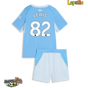 Manchester City Rico Lewis #82 Kotipaita Lapsille 2026-27 Lyhythihainen (+ shortsit)